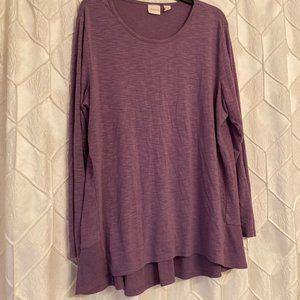 Lavender tunic top - Chico's size 3